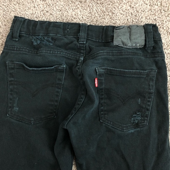 Levi’s 511 Slim Black Kids Jeans 12 Reg - Picture 8 of 11